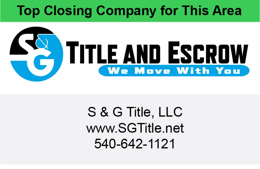 S and G title and escrow logo links to their website